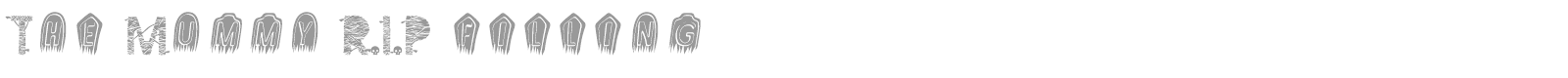 The Mummy R.I.P font preview